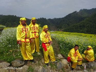 dragon dancers,  Lishantou Village, 李山头村, Longquan, China